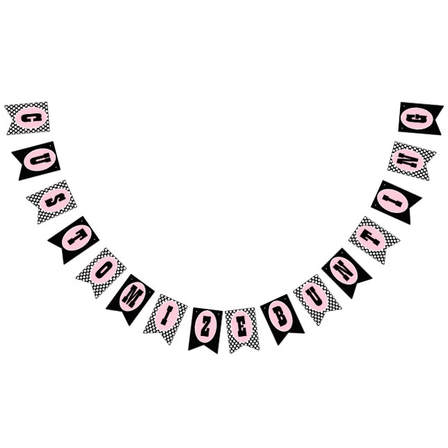 Pancarta Fiesta con banderas de conejo de polka ne (Todo)