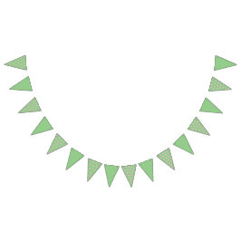 Pancarta Fiesta de Punto Polka (Sage Green & Paste