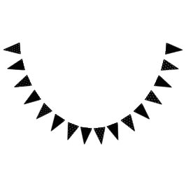 Pancarta Fiesta inicial (blanco y negro)