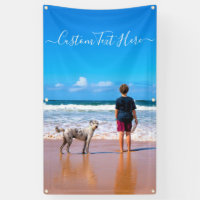 Pancarta fotográfica de su Mascota con texto Perso