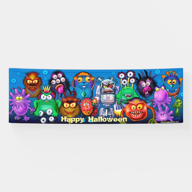 Pancarta gigante de Halloween (Horizontal)