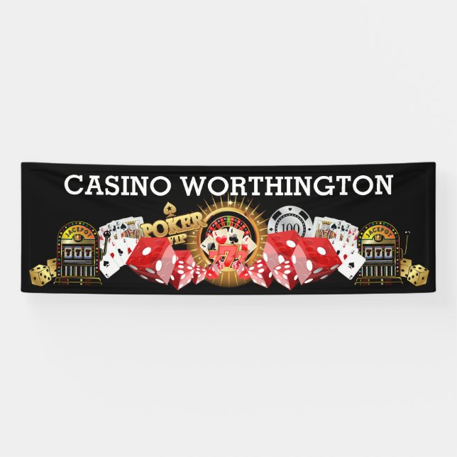 Pancarta GRAND CASINO NIGHT (Horizontal)