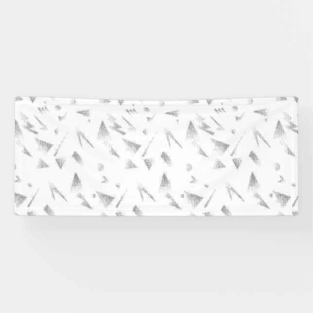 Pancarta horizontal, en la nube gris (Horizontal)