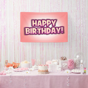 Pancarta "In The Pink", reutilizable, feliz Fiesta