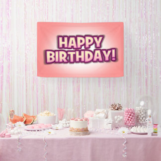 Pancarta "In The Pink", reutilizable, feliz Fiesta