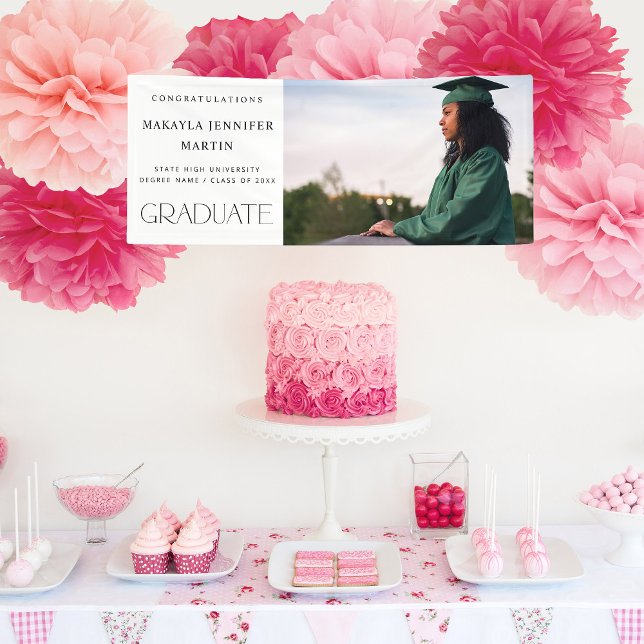 Pancarta moderna de graduados de fotografía H - Bl (Subido por el creador)