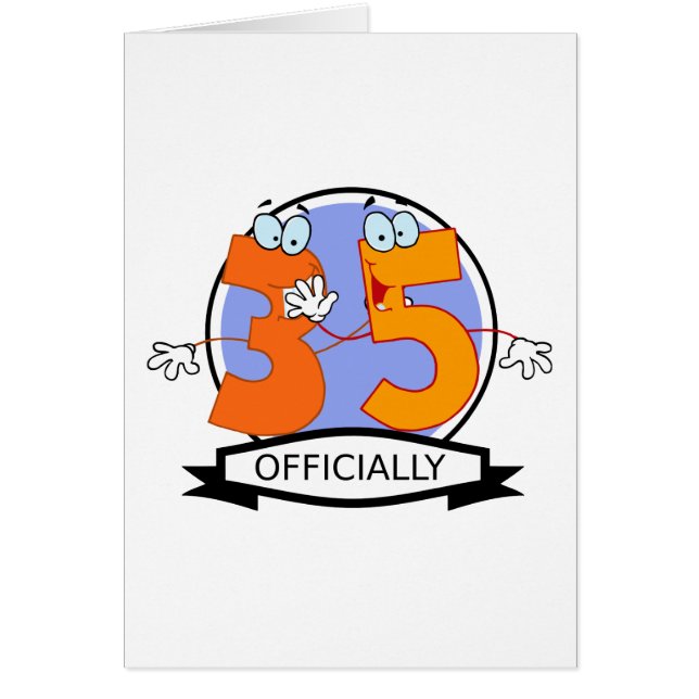 Pancarta oficial de cumpleaños 35 (Frente)