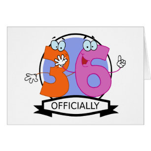 Pancarta oficial de cumpleaños 36