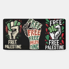 pancarta palestina libre