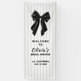 Pancarta para Despedida de Soltera, Lazo Negro Bod