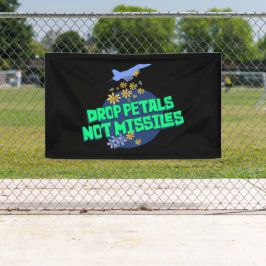 pancarta para detener la guerra