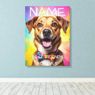 Pancarta Personalizada con Foto Envuelta en Lienzo