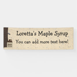 Pancarta Personalizado de arce de 2,5' x 8'
