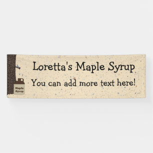 Pancarta Personalizado de arce de 2,5' x 8'