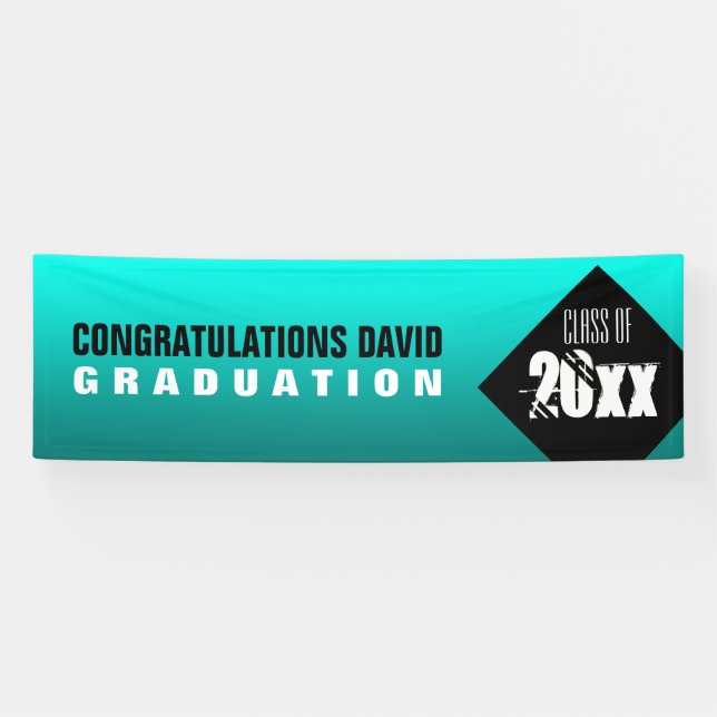 Pancarta Personalizado de Graduación 2018 (Horizontal)
