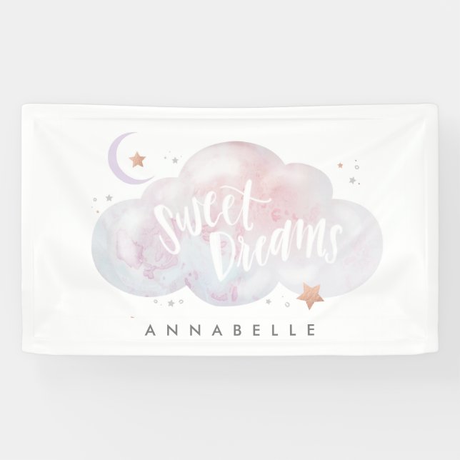 Pancarta Personalizado  Slumber Fiesta SUEET SUEÑO (Horizontal)