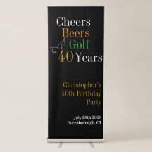 40.º Fiesta de Cervezas de Golf de Cumpleaños