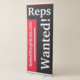 Pancarta Retráctil Ahora contratando banner retráctil