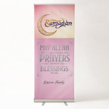Banner retráctil de Ramadán