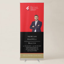 Banner retráctil del logotipo del Personalizado de
