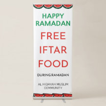 Comida Iftar gratis durante Ramadan Mubarak