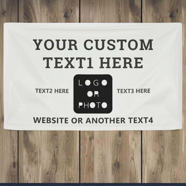Pancarta sencilla con logotipo Gray Business (Subido por el creador)