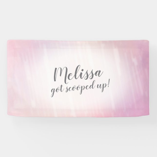 Pancarta temática del helado ScoopUp Ice Cream Bri (Horizontal)