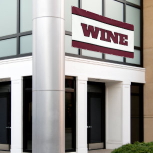 Pancarta WINE