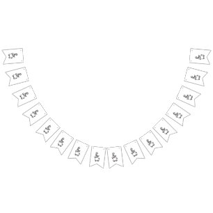 Pancartas de Bunting personalizado ・ Pennants & Ga