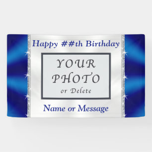 Pancartas de cumpleaños personalizadas con foto