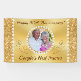 Pancartas personalizadas del 50° aniversario del B