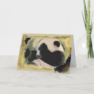 Panda 4 - Tarjeta de felicitación