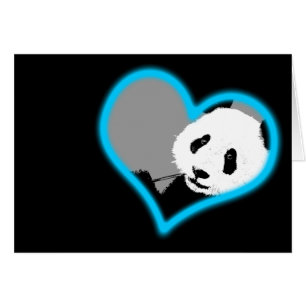 panda ama. luz de neón.