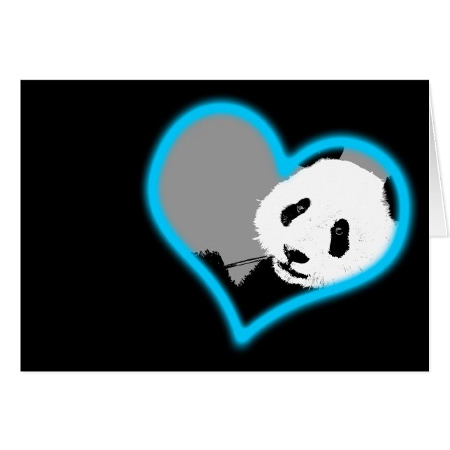 panda ama. luz de neón. (Anverso (Horizontal))