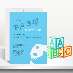 Panda Bear Baby Boy Invitación A La Ducha