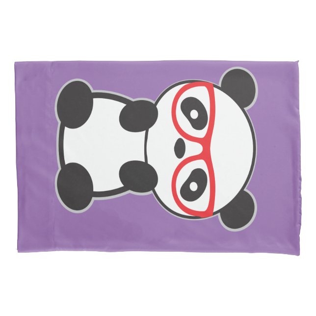 Panda Bear Fundas de Pillow (Anverso-izquierdo)