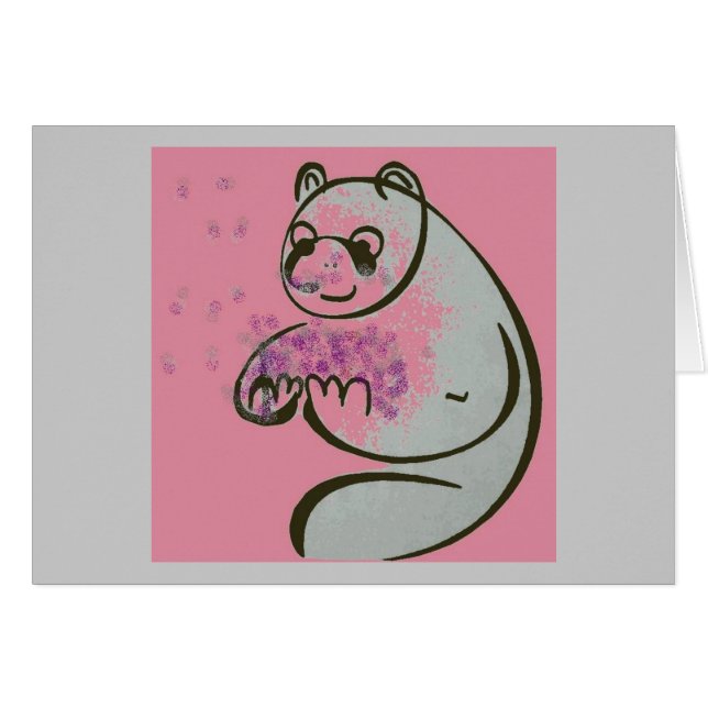 Panda Bear Love (Anverso (Horizontal))