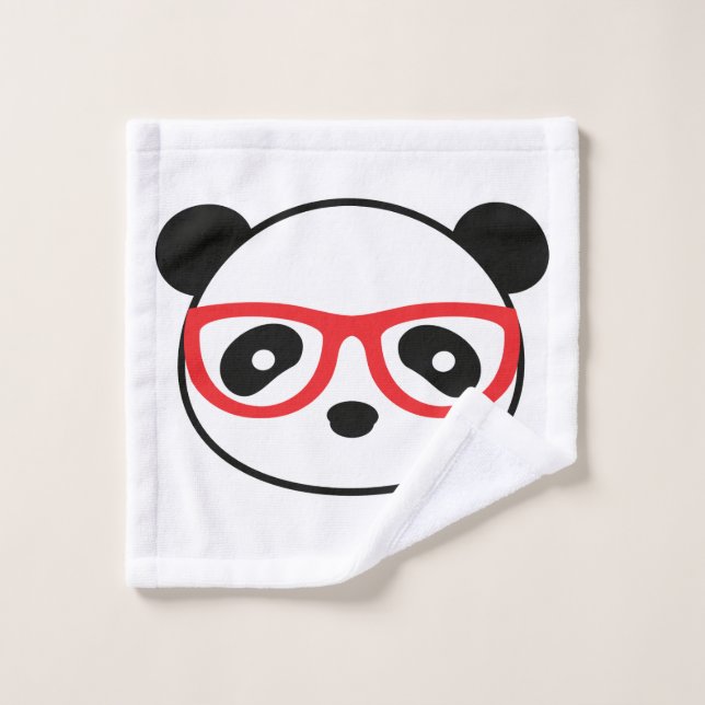 Panda Bear Wash Cloth - Leon the Panda (Toallita)
