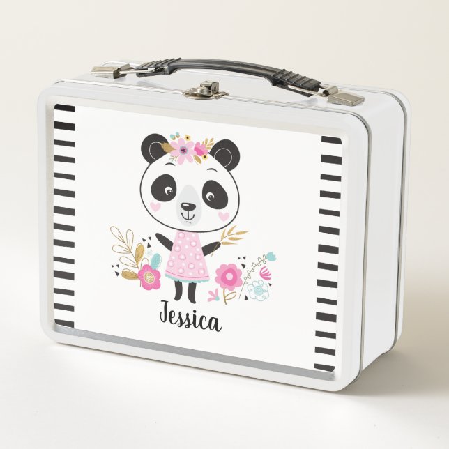 Panda blanco negro personalizado personalizado per (Anverso)