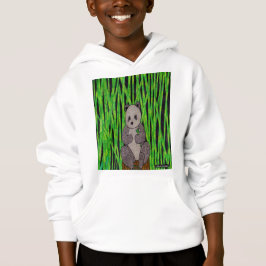 Panda (blanco) - Sudadera con capucha de niño