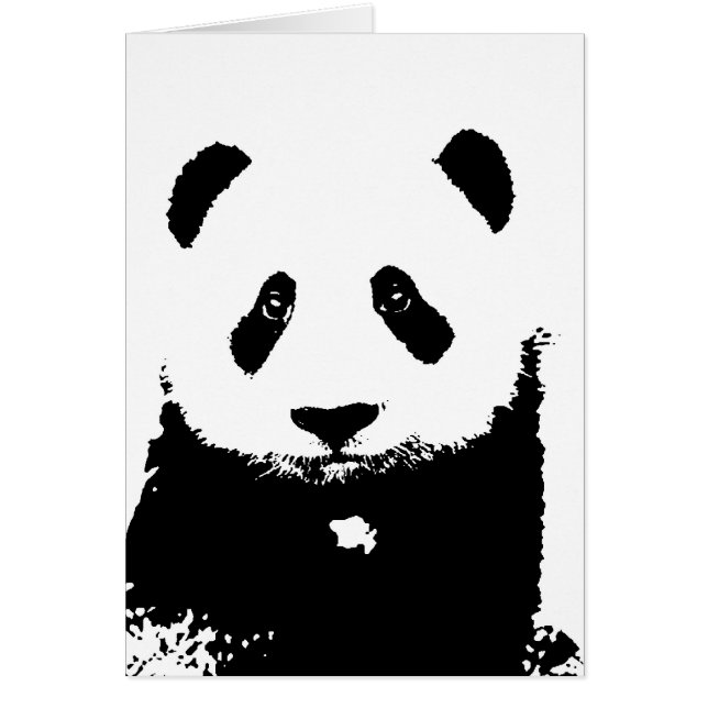 Panda blanco y negro (Frente)
