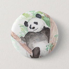 Panda, botón de diseño colgado