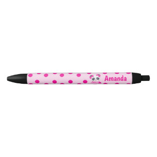Panda Chica Pluma rosa