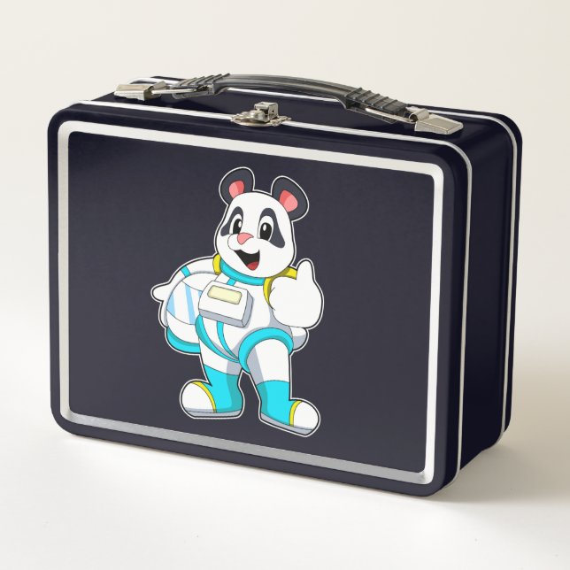 Panda como astronauta con traje (Anverso)