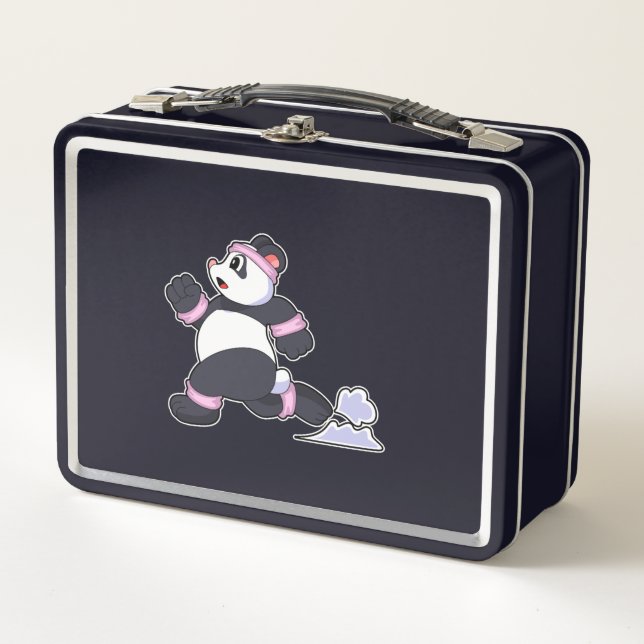 Panda como corredor en carrera (Anverso)