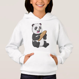 Panda como panadero con pan