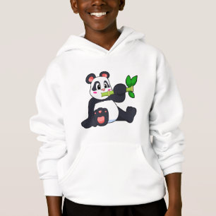 Panda con bambú