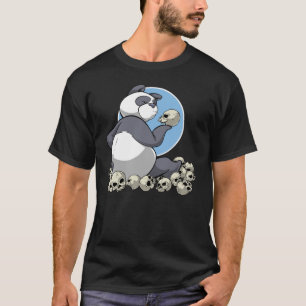Panda con camiseta Skulls