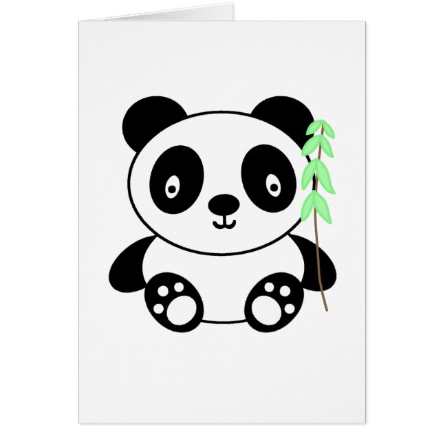 Panda con el bambú (Frente)