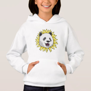 Panda con girasol